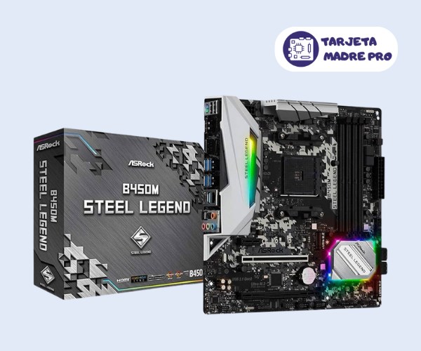 Tarjeta madre para RX 570: ideal para sacar el máximo de tu tarjeta gráfica 5 ASRock B450M Steel Legend Micro ATX