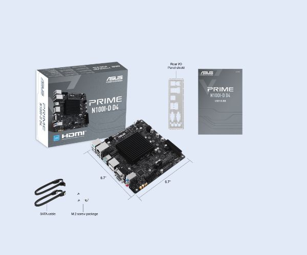 Tarjeta Madre ASUS con Procesador Integrado: Mejores modelos para 2025 2 ASUS Prime N100I-D D4