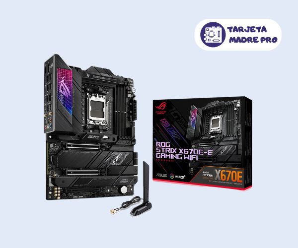 Tarjeta madre para Ryzen 9: potencia absoluta para proyectos exigentes 6 ASUS ROG STRIX X670 E 1