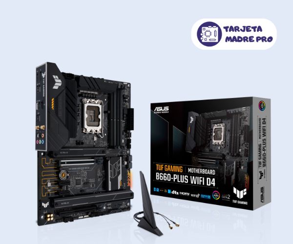Tarjeta madre para Intel Core i5: perfecta para proyectos de gama media 5 ASUS TUF Gaming B660-PLUS WiFi