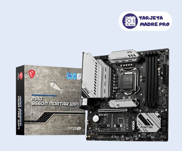 Tarjeta madre para Intel Core i5: perfecta para proyectos de gama media 3 MSI MAG B560M Mortar WiFi