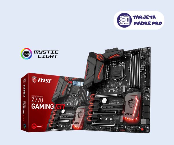 Tarjeta madre para Core i7 7700: diseñada para un rendimiento sólido 3 MSI Z270 GAMING M7
