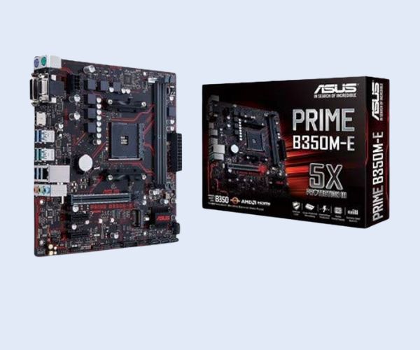Tarjeta Madre ASUS B350M-E: Review y características técnicas 2 Tarjeta Madre ASUS B350M-E