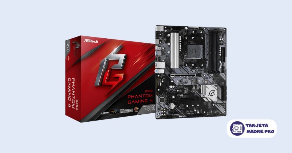 Mejor Tarjeta Madre ASRock 2025: Review de los modelos más destacados 4 ASRock B550 Phantom Gaming 4