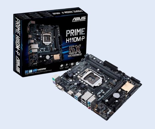Review de la tarjeta madre ASUS Prime H110M-P: Ideal para PCs de Oficina y Hogar 2 ASUS Prime H110M-P