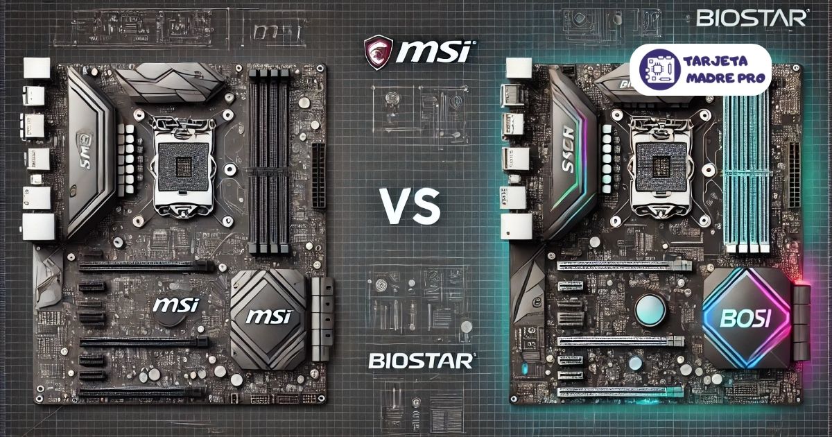 tarjeta madre msi vs biostar