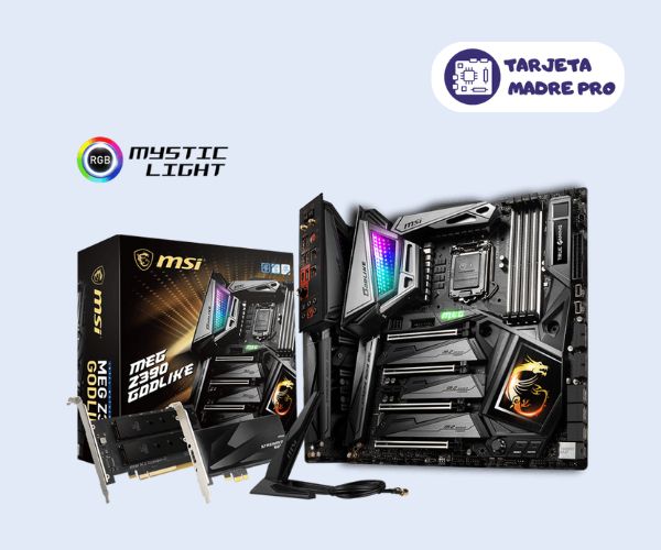Tarjeta madre para PC gamer: el corazón perfecto para setups gaming 3 MSI MEG Z390 GODLIKE