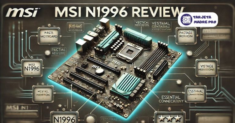 review tarjeta madre msi n1996