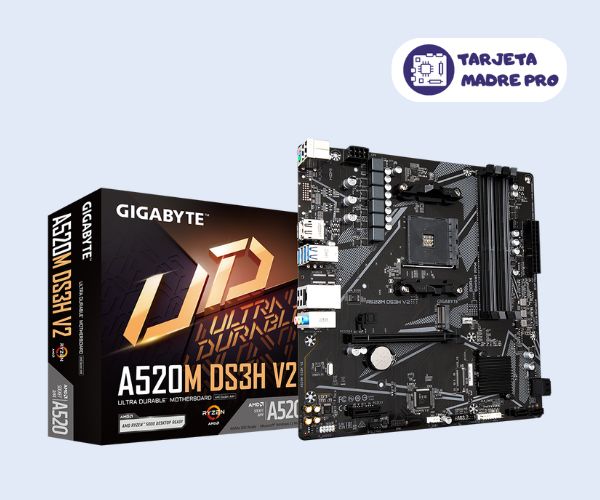 Tarjeta madre compatible con AMD: Los 4 mejores modelos para tu procesador 5 tarjeta madre Gigabyte A520M DS3H